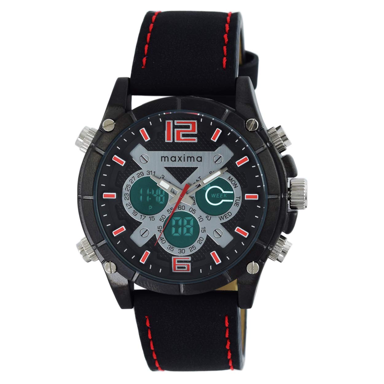 Maxima Analog-Digital Multi-Colour Dial Mens Watch - 60290LMAB (B0852KJ9ZY) Amazon Price History, Amazon Price Tracker