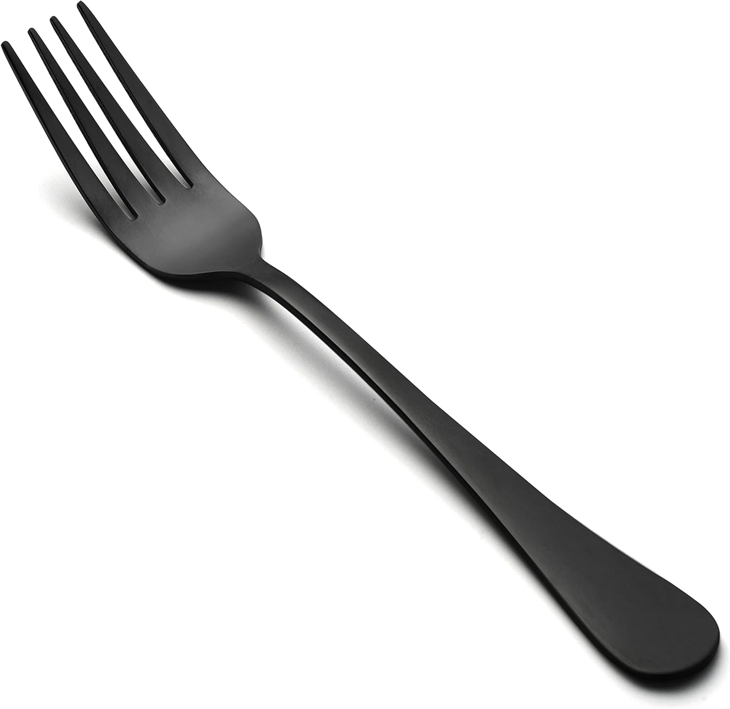 Black Dinner Forks Set of 12, LIANYU Stainless Steel Silverware