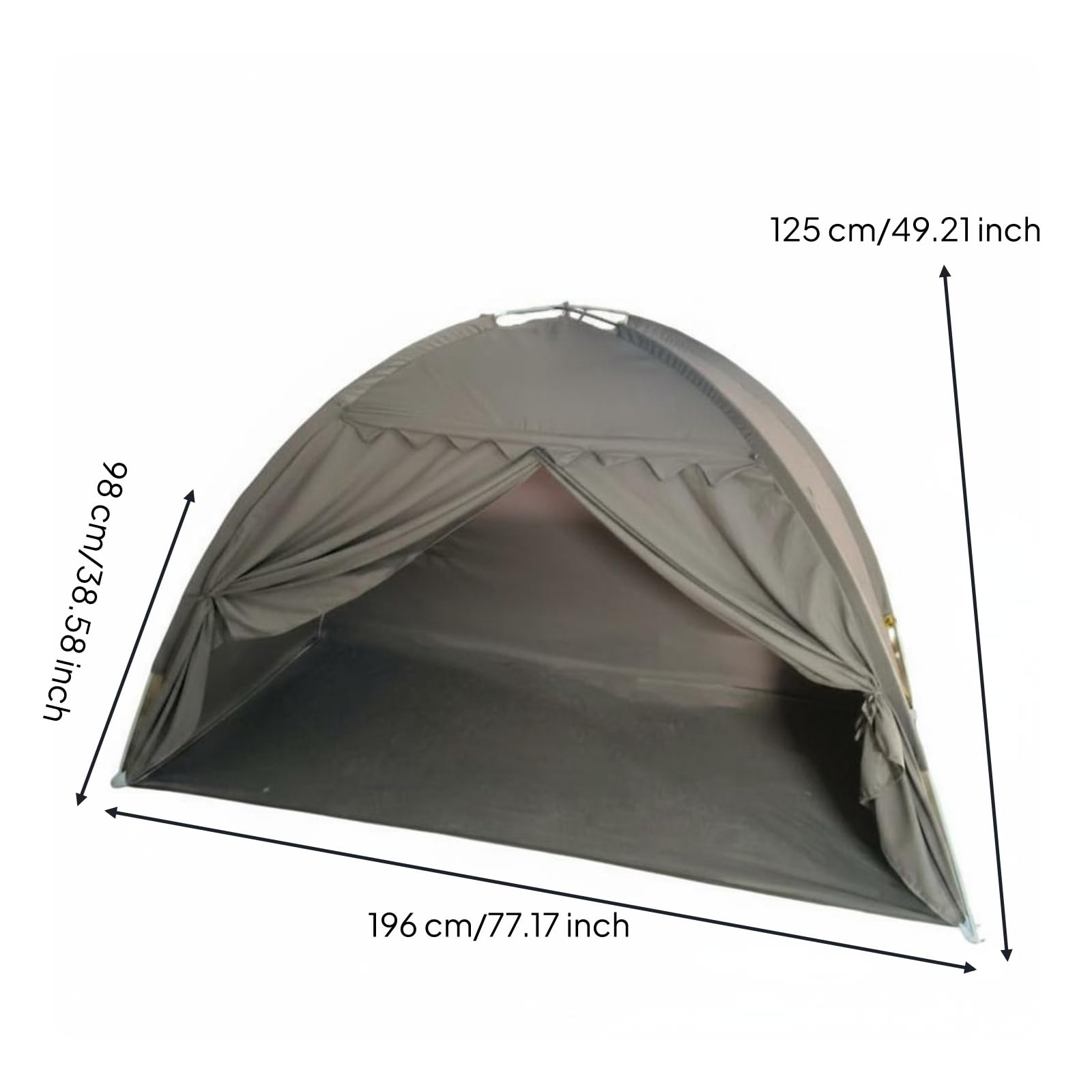 Tenda Gioco Bambini Tenda Giochi Bambini Capanna Bambini Ampia E Accogliente per Area Gioco E Lettura Materiale Vellutato Pesca Adatta per Lettura, Grigio