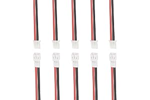 SIM & NAT Premium 5 Pair JST-PH 2.0 Silicone Male and Female Wire Connector Cable