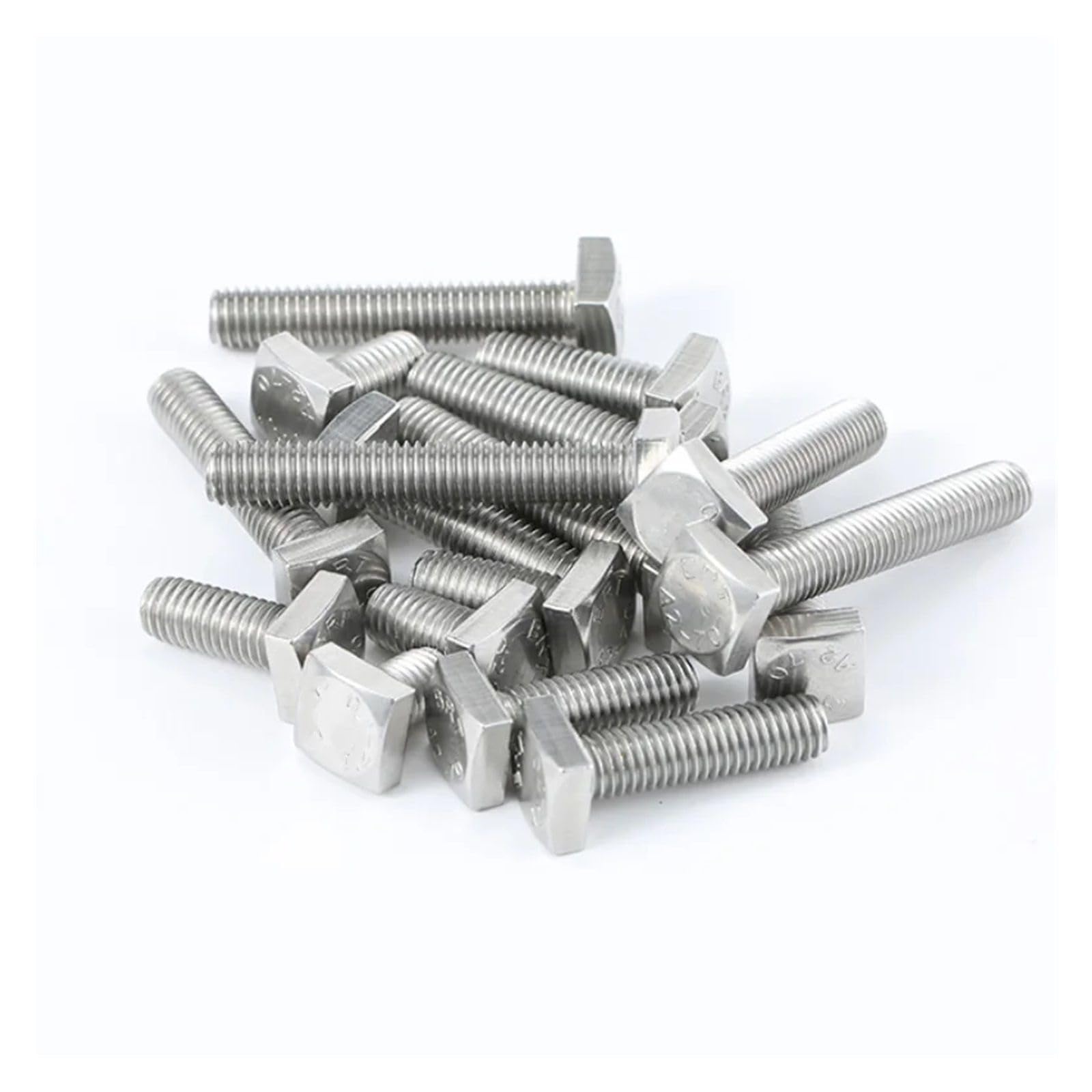Nakrętki z rowkiem teowym, Śruby M4-M12 304 ze stali nierdzewnej z łbem kwadratowym A2-70(100mm,M12(1Pcs))