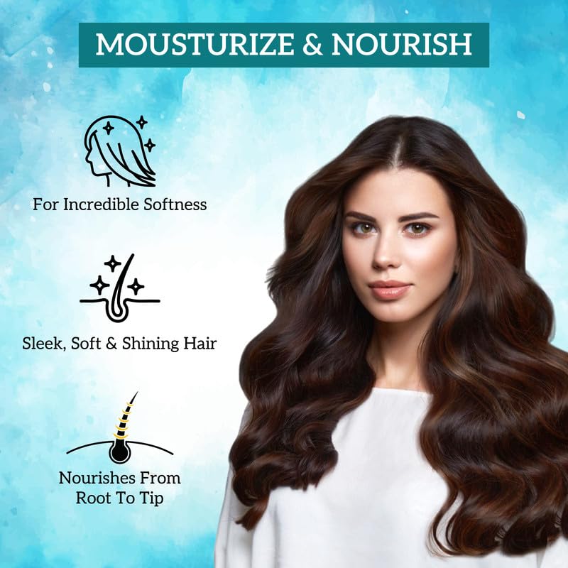 Image of inatur Biotin Hair Growth Serum for Women & Men | Hair Strengthening Treatment with Wheat Protein, Keratin, Rosemary Extract | For Thin Hair, Hair fall, Volume & Shine | Non-Sticky |50ml