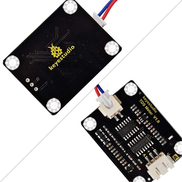 KEYESTUDIO TDS Sonda per Controllo della qualità dell'Acqua, modulo sensore V1 con connettore XH2.54-3Pin Jumper Wire per Arduino - 3