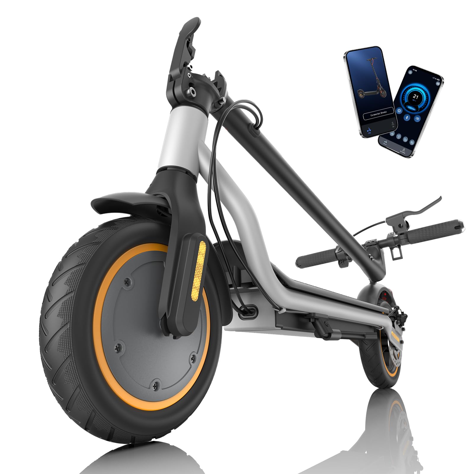 Electric Scooters - Electric Scooter Adults, 1200W/1000W/500W Motor, 10''/8.5'' Tires, 28/25/23/21Miles, APP Control E Scooter for Teens
