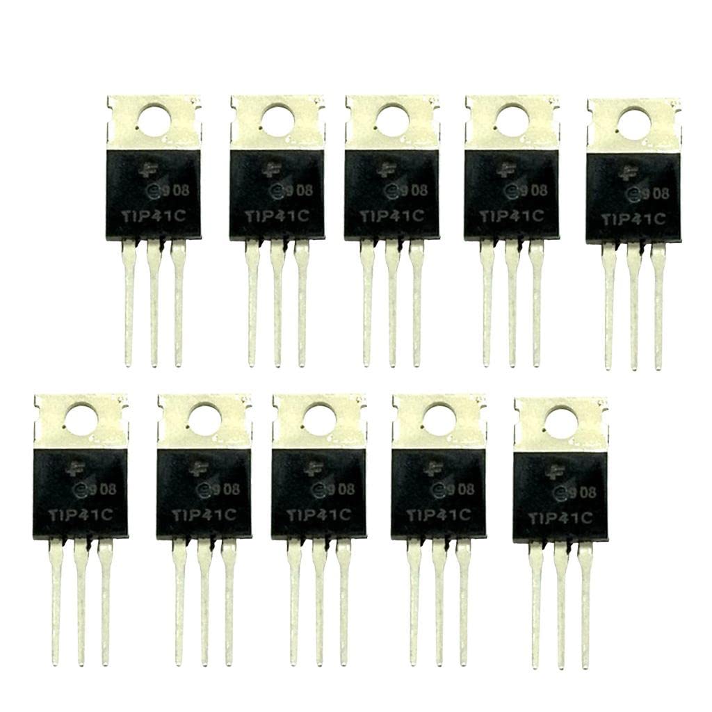 High Quality TIP41C Transistor Power Amplifier NPN 100V 6A 65W 10 Pieces