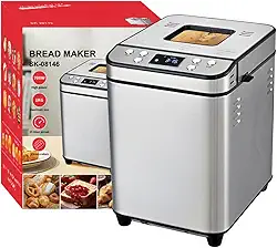 Máquina de Pão Caseiro Automática Elétrica com Timer Programável para Uso Doméstico (110v)