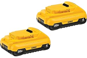 DEWALT 20V MAX 4Ah Lithium Ion Battery 2-Pack