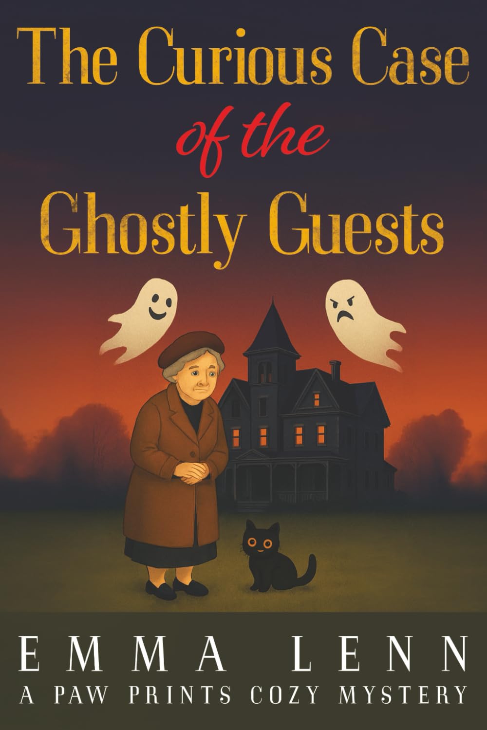 The Curious Case of the Ghostly Guests: A Paw Prints Cozy Mystery