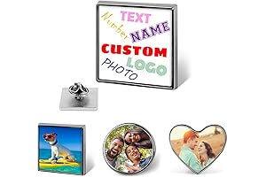 Personalized Custom Photo Pins for Any Occasion