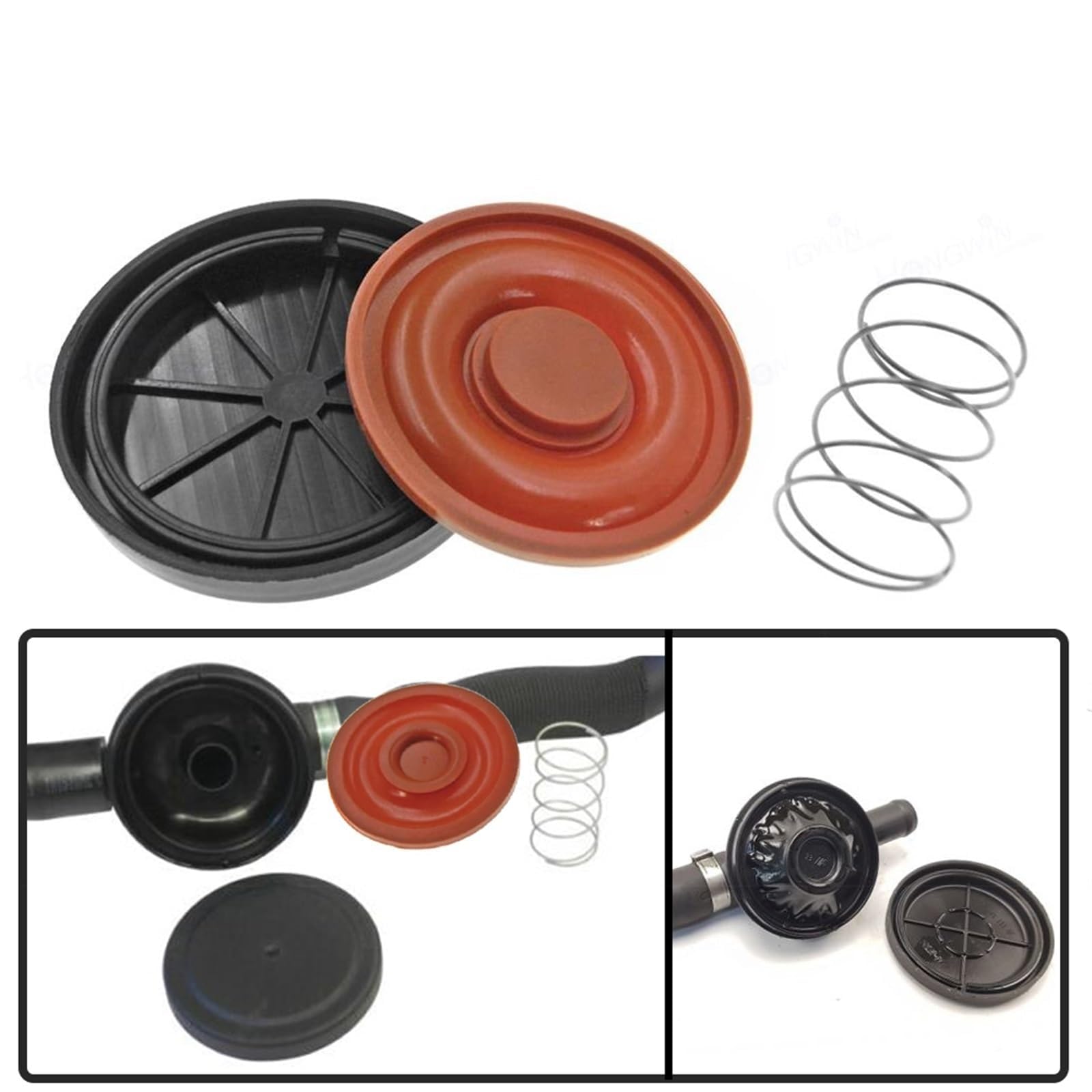 Nuovo kit di riparazione del coperchio della valvola PCV con membrana, for Renault, Master Trafic Clio Laguna Megane 1.9 DCI DTI 8200045745 3911171919 Copertura valvola PCV(1PCS)
