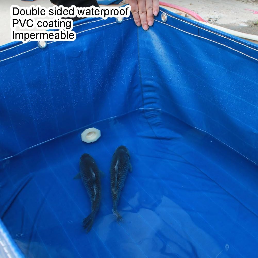 Portatile PVCPond 3x1x0.8m Pieghevole Outdoor Water Sto Tank Sopra Terra rium per la cultura Ideale per Irrigat e piscine del cortile.