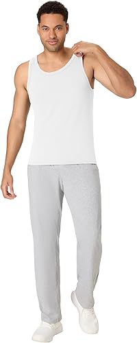 Miniatura 5 de Hanes Camiseta sin mangas Originals de mezcla triple para hombre, Camisetas sin mangas ligeras para hombre, Camiseta tipo tank sin mangas