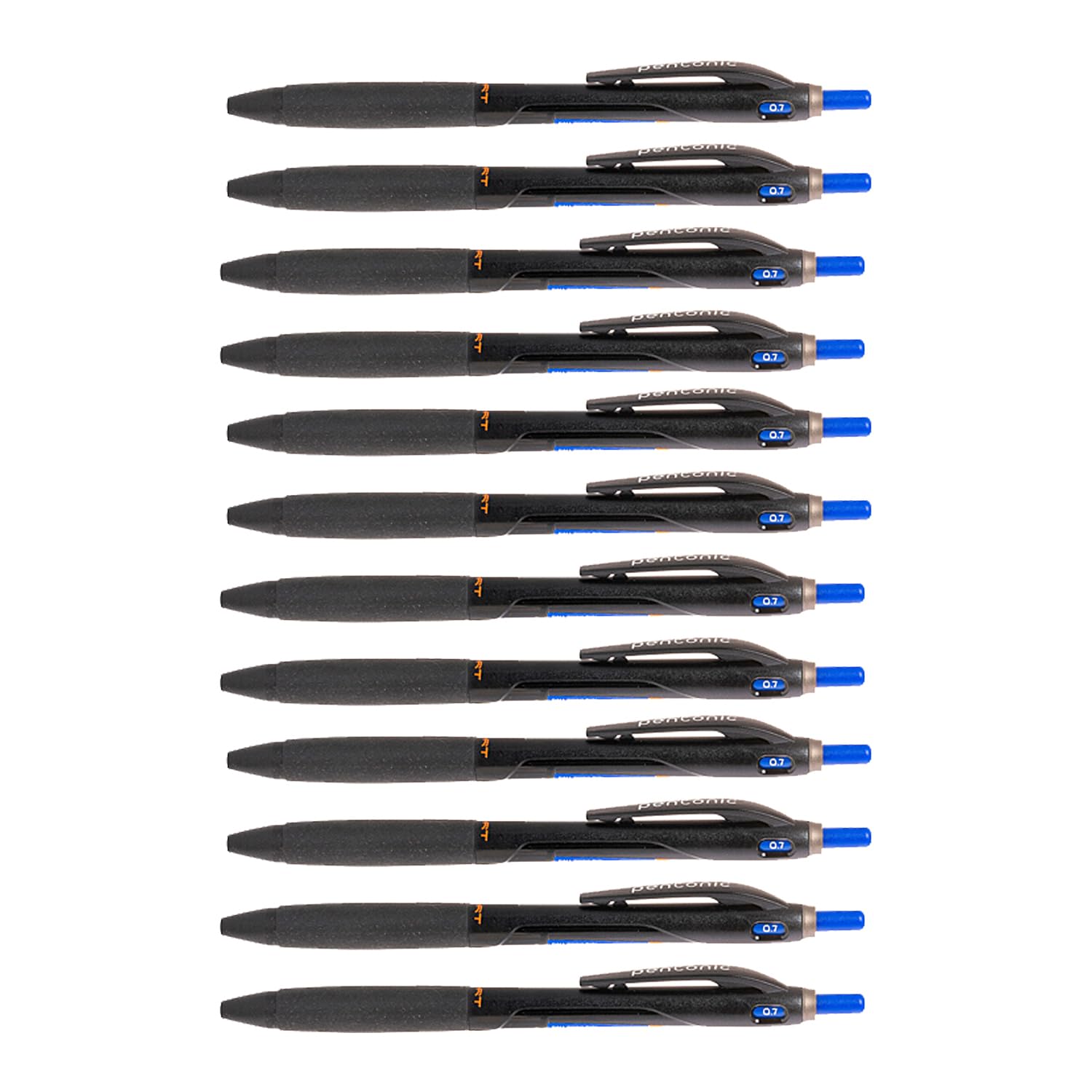 Pentonic LINC B-RT Pen/Ballpoint 0,7 mm/Line thickness 0,3 mm/Retractable/Rollerball pens/Smooth writing/Blue/School/Office supply/For journaling, note taking/12 pieces