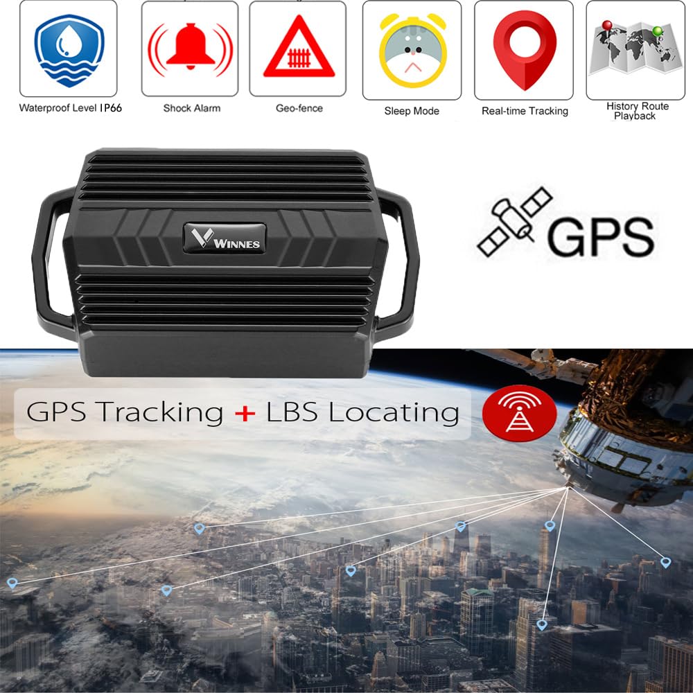 Localizador GPS para Ganado y Perros Grandes, Rastreador GPS Inteligente Sin Suscripción, Valla Electrónica, Resistente al Agua y Batería de Larga Duración