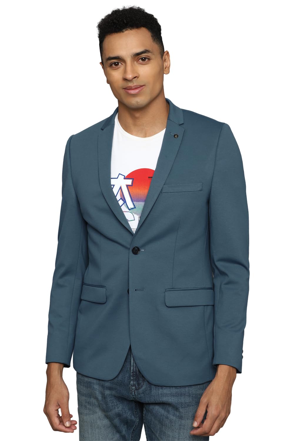 allen solly Men's Western Slim Blazer-picture-32