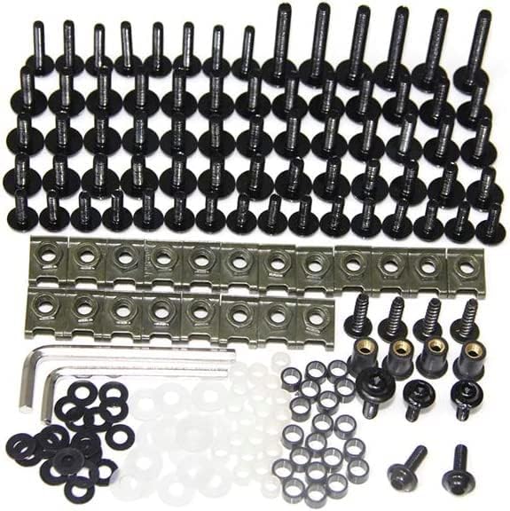 WYNMOTO Kit de tornillos de aluminio para motocicleta Kawasaki ZX9R 1994-1997 94 95 96 97, Dorado