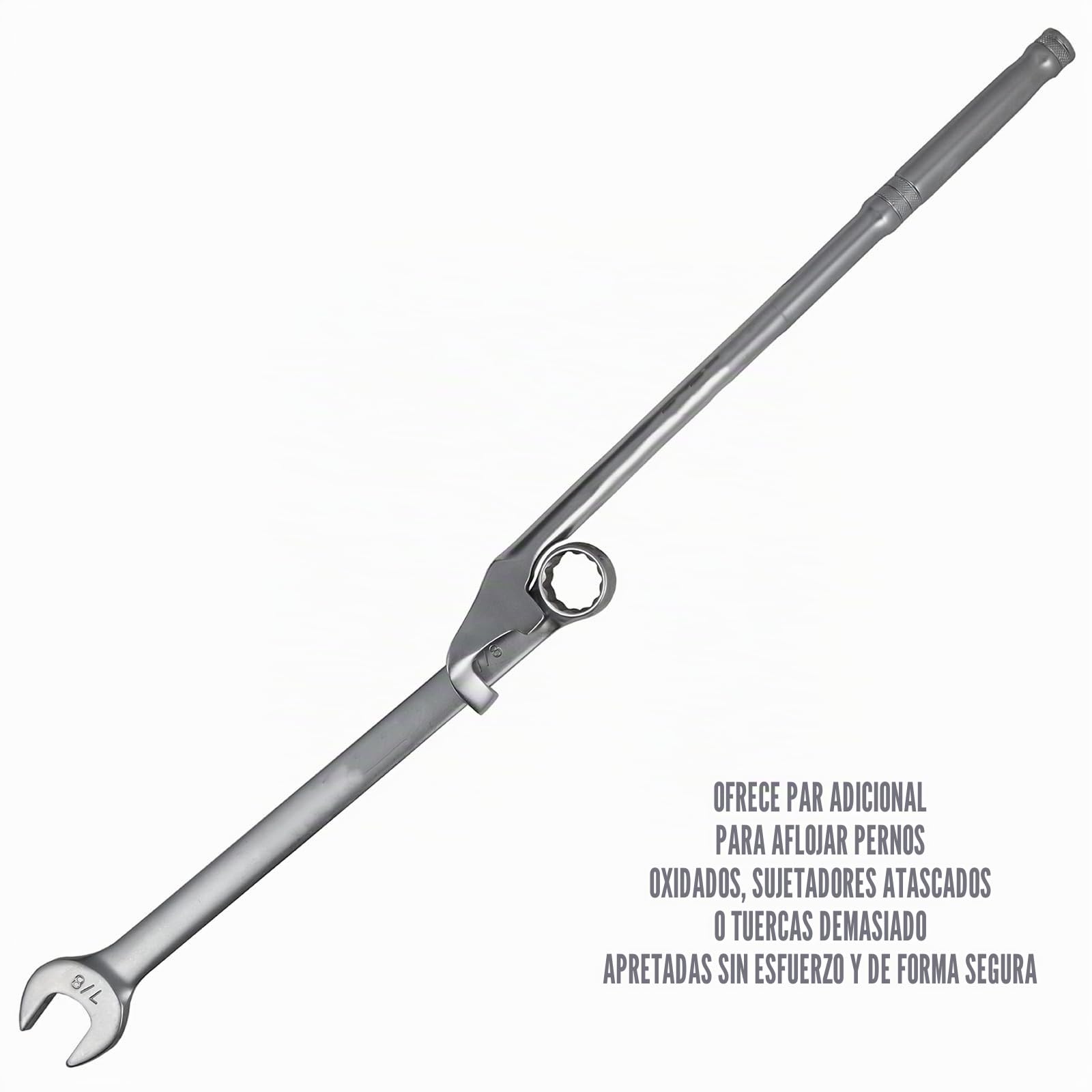 Extensor de llave, herramienta de palanca de extensión torcida, llave de trinquete, amplificadores de varilla para mecánicos, reparación de garaje