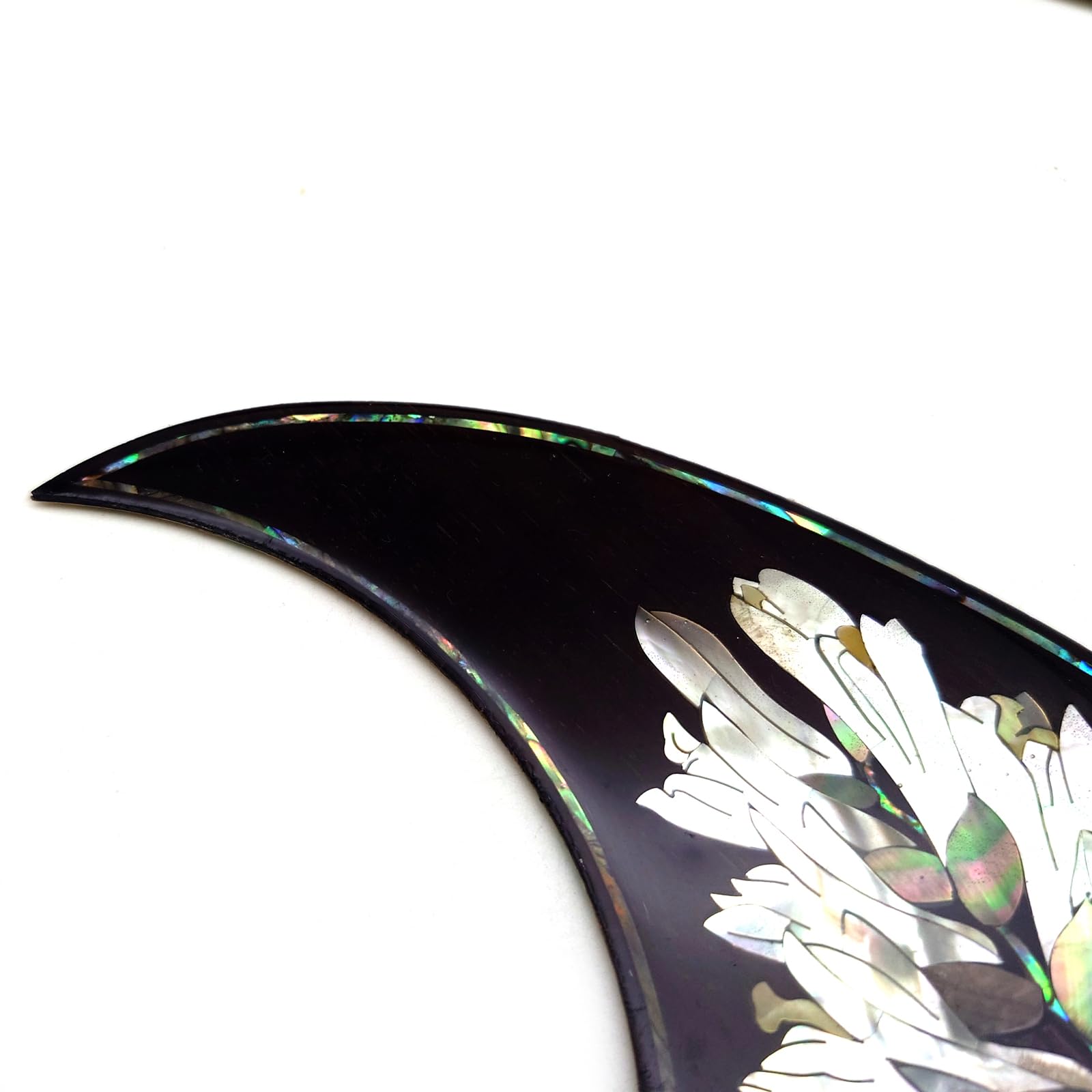 Guitar Pick Guard, Battipenna in abalone in palissandro autoadesivo for Chitarre acustiche folk D-45 Taylor(30)