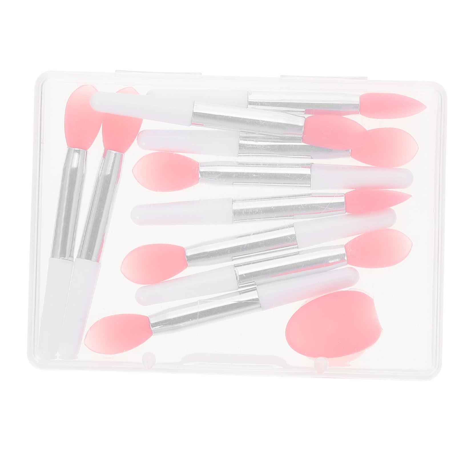 FOMIYES Travel-size Makeup Brush Alicator Set Includes Silicone Lipstick Brush Lip Mask Applicator Cosmetics Lipstick Applicator Accessory