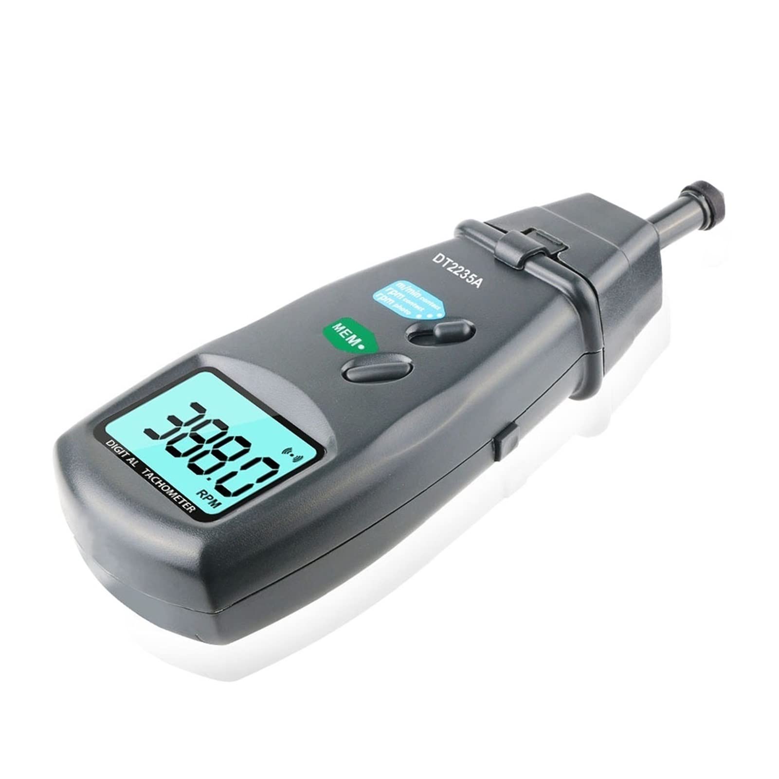 Digital Contact Tachometer Contact Measurement Speed Tach Meter Gauge Digital Tachometer Speedometer SM2235A Do wentylatora, opony