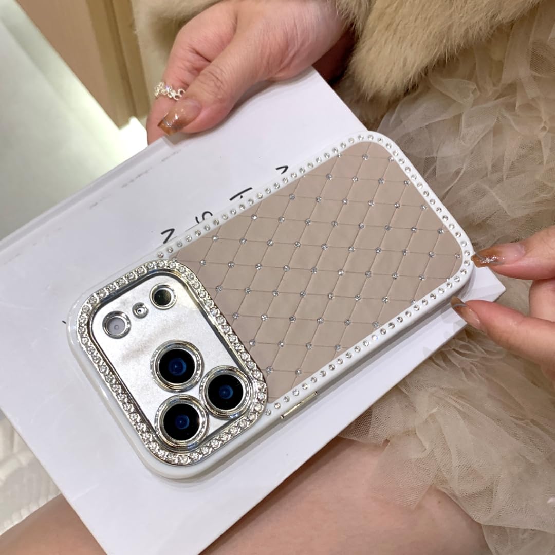 Coque iPhone 15 Pro Max antichoc kaki paillettes évite les chutes et rayures - 8
