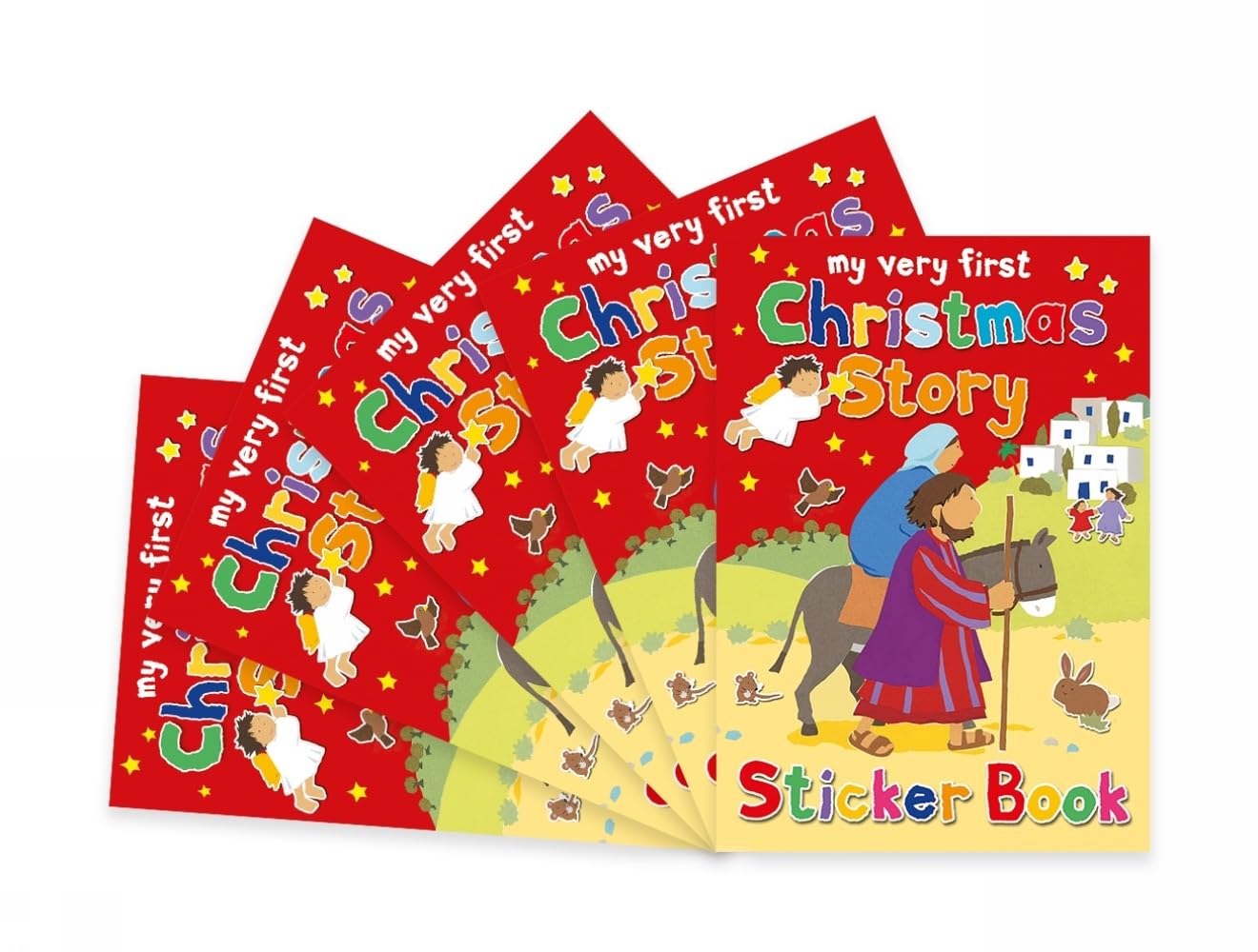 Christmas Story Sticker Book – Pack of 5 Ayliffe Rock Paperback 9780745979595