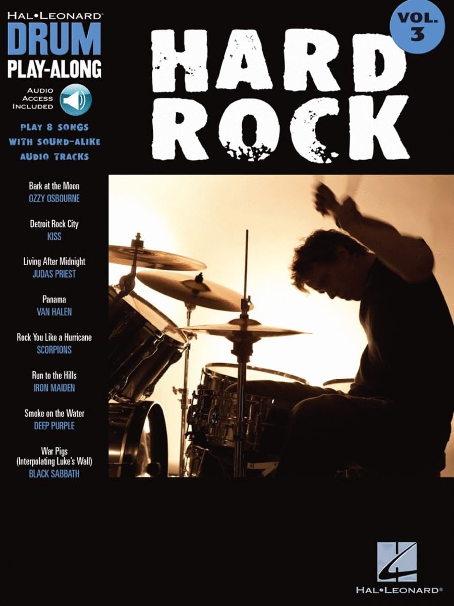 Hard Rock. Drums. Includes Audio Online: Drum Play-Along Volume 3: 03 (Hal Leonard Drum Play-Along)