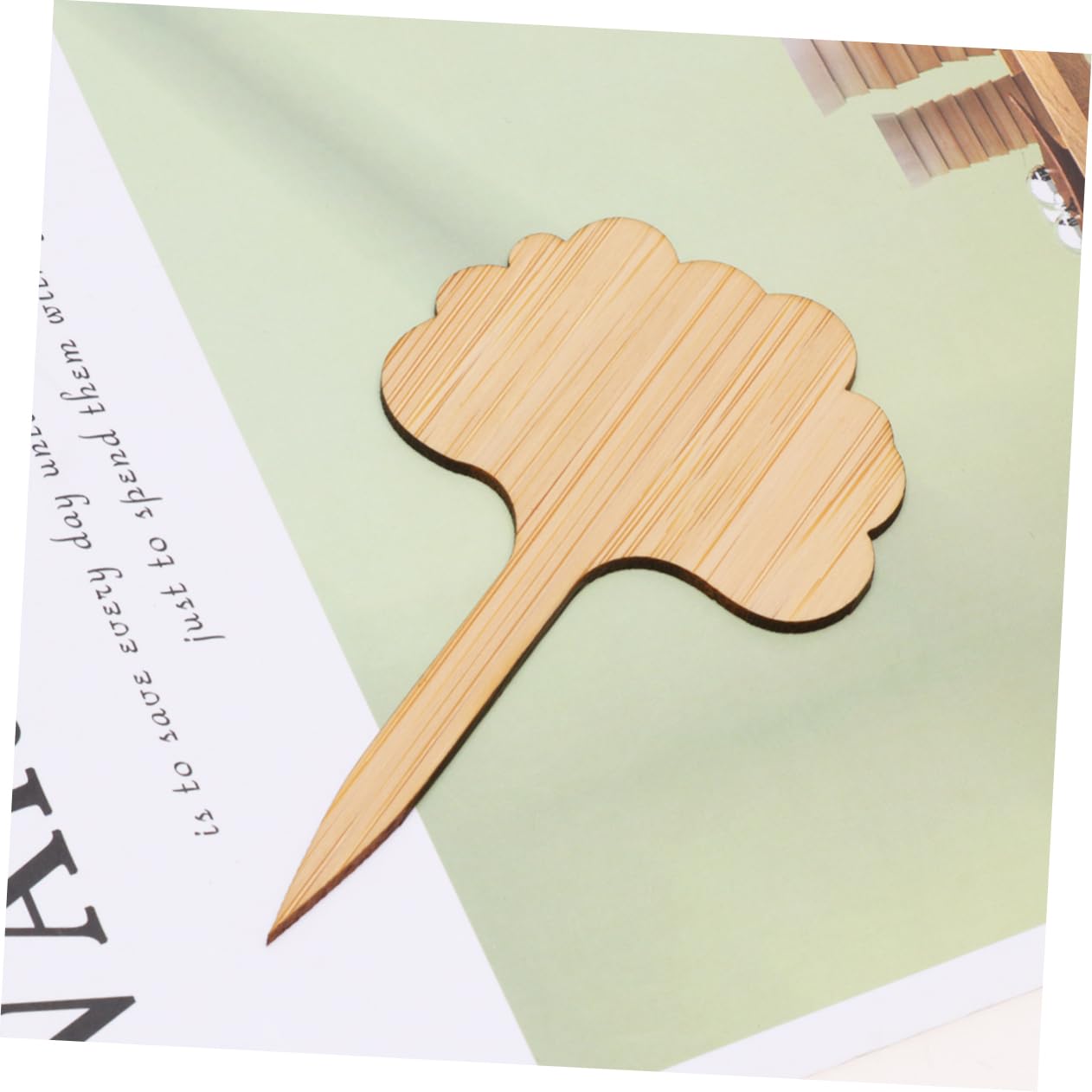 ifundom 20Pcs Shape Mini Plant Labels Seedling Markers for Garden Decoration Easy to Insert Plaque Ornaments for DIY Plant Signage