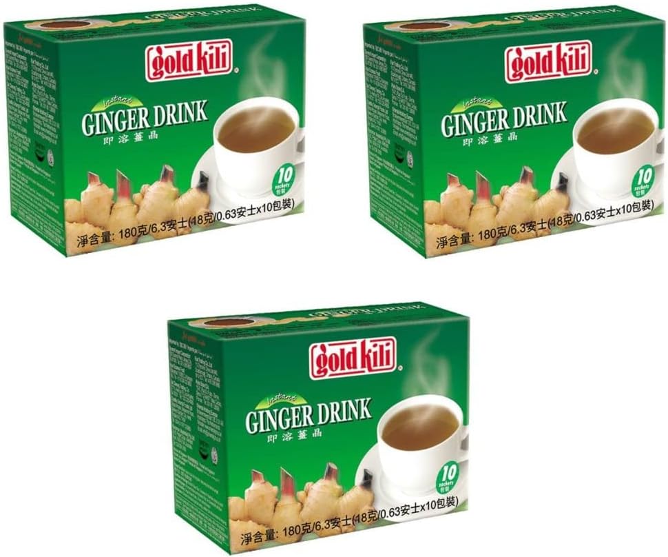 Pamai Pai® Dreierpack Instant Ingwer Tee Dreierpack 3 x 180g Gold