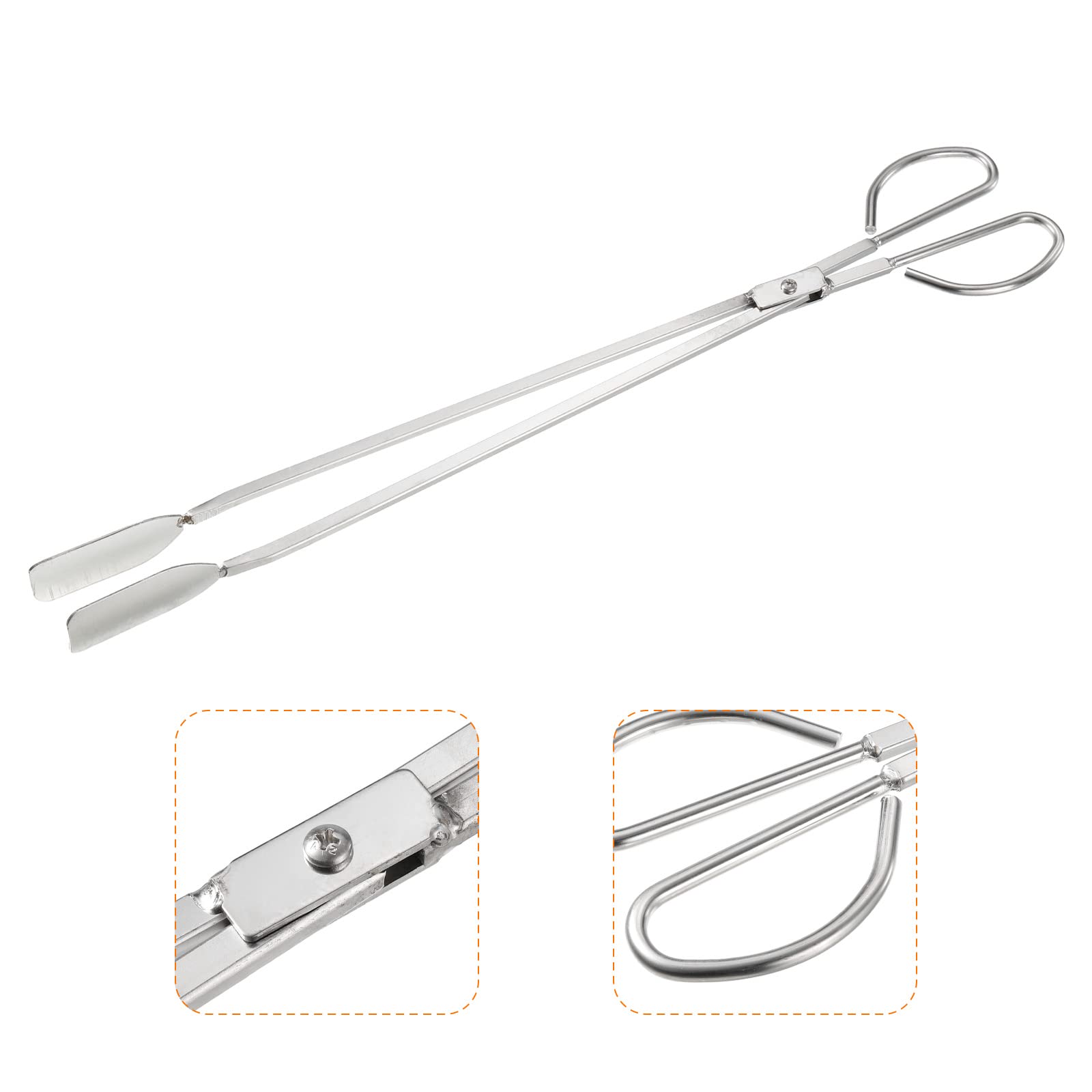Pince Bambou Pince Pour Saucisse Au Barbecue 2 Pinces à Barbecue à Roulettes 40 Cm - Inoxydable Pour Saucisses, Légumes Pinza Per Barbecue Pince Pour Bbq