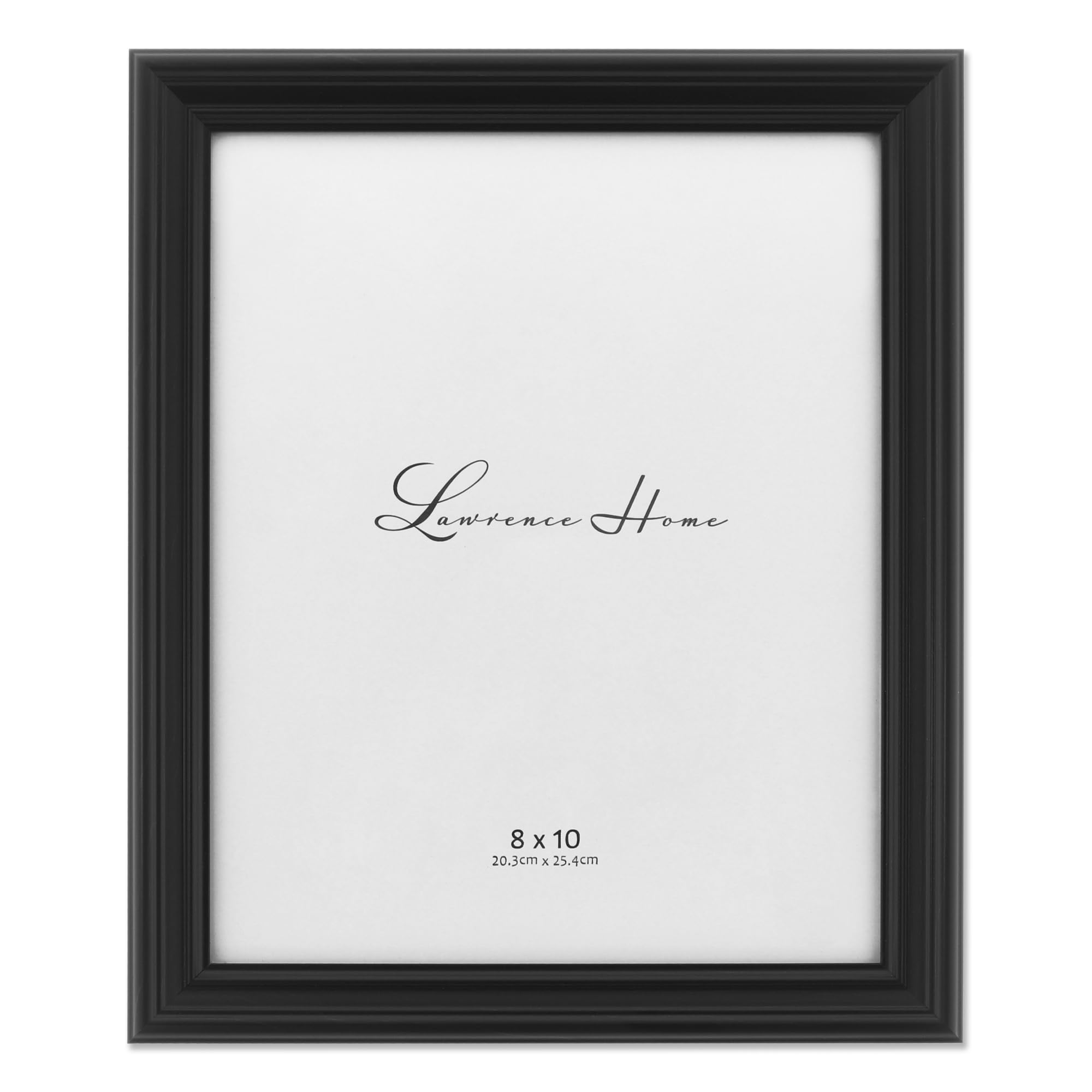 Lawrence Frames 535480 Klasik Detaylı Fotoğraf Çerçevesi, Siyah, 20 x 25,4 cm