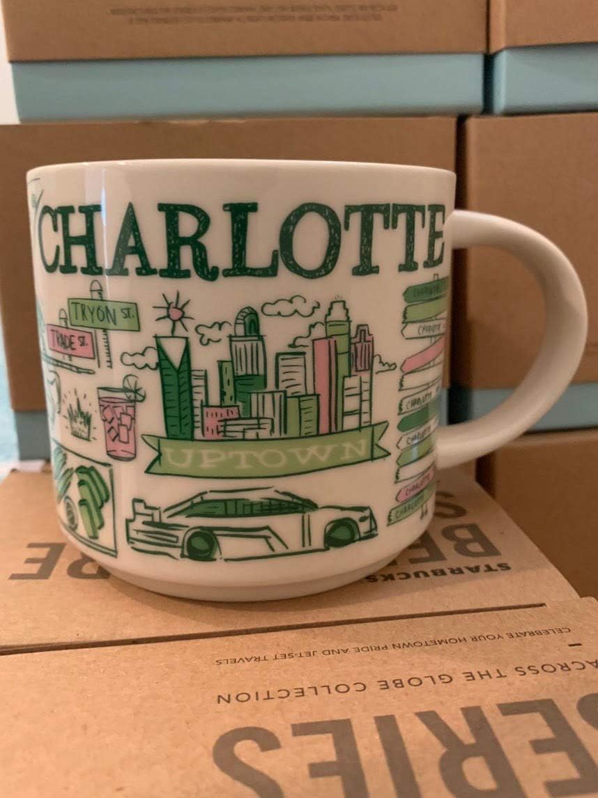 Starbucks Charlotte North Carolina Mug Been There Series Across the Globe Collection