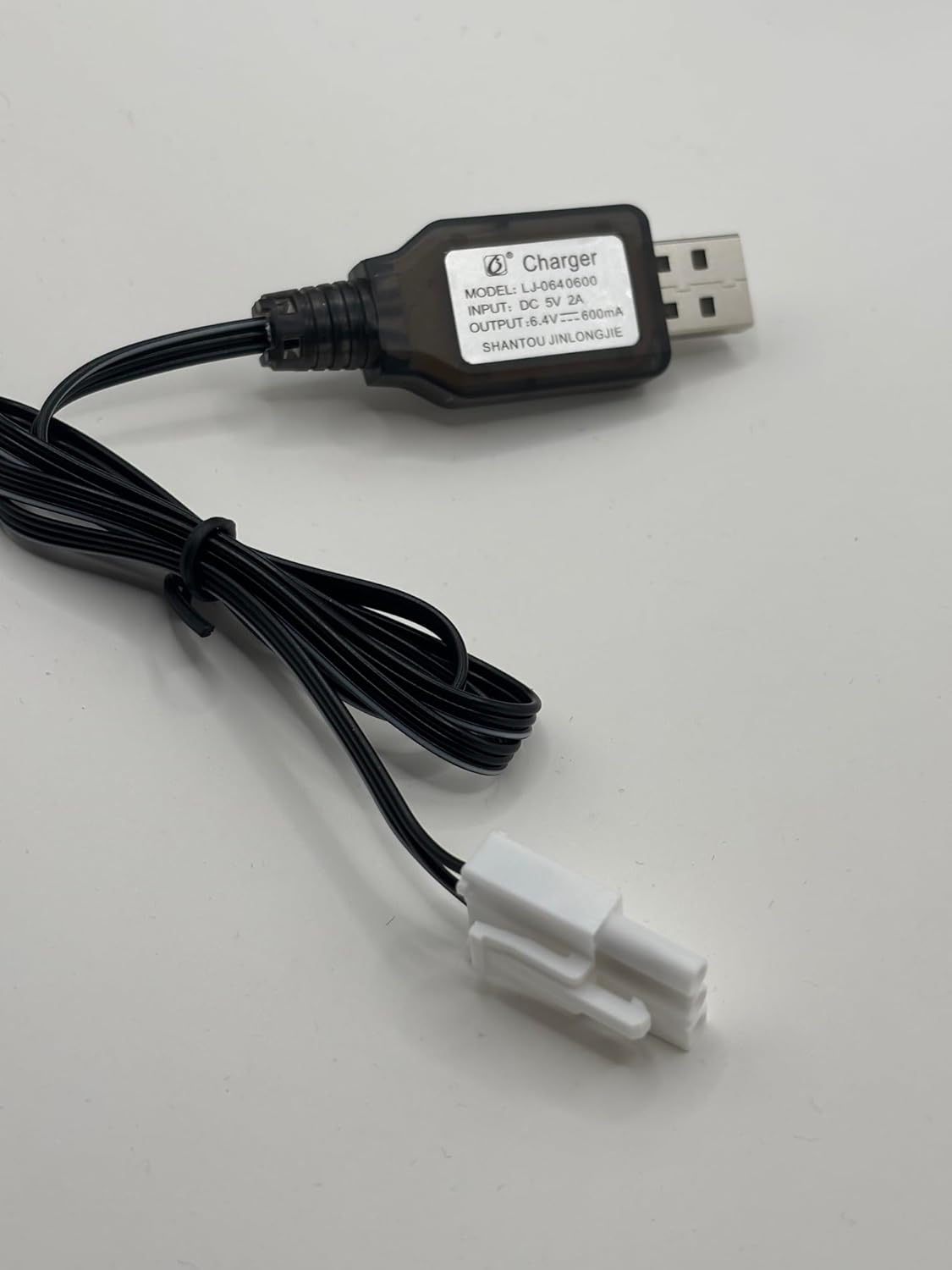 USB Charger Compatible with 6.4V 900mAh Battery for Compatible with Ferrari SF-23 Racing RC Car Compatible with Maisto
