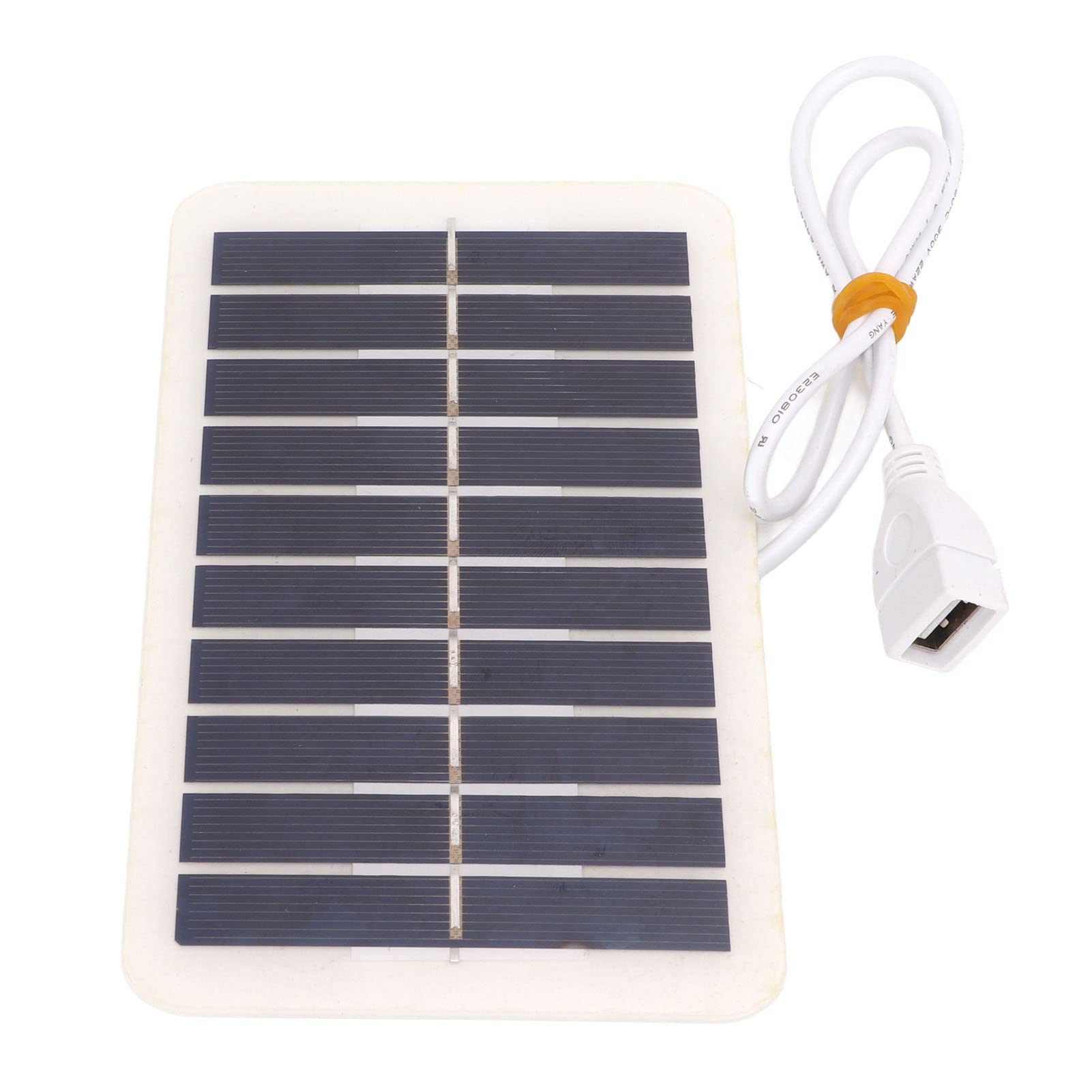 Ubersweet® Solar Panel, 5V 2W Solar Charger Panel polycrystalline Silicon Multifunctional for Flashlight-image-26