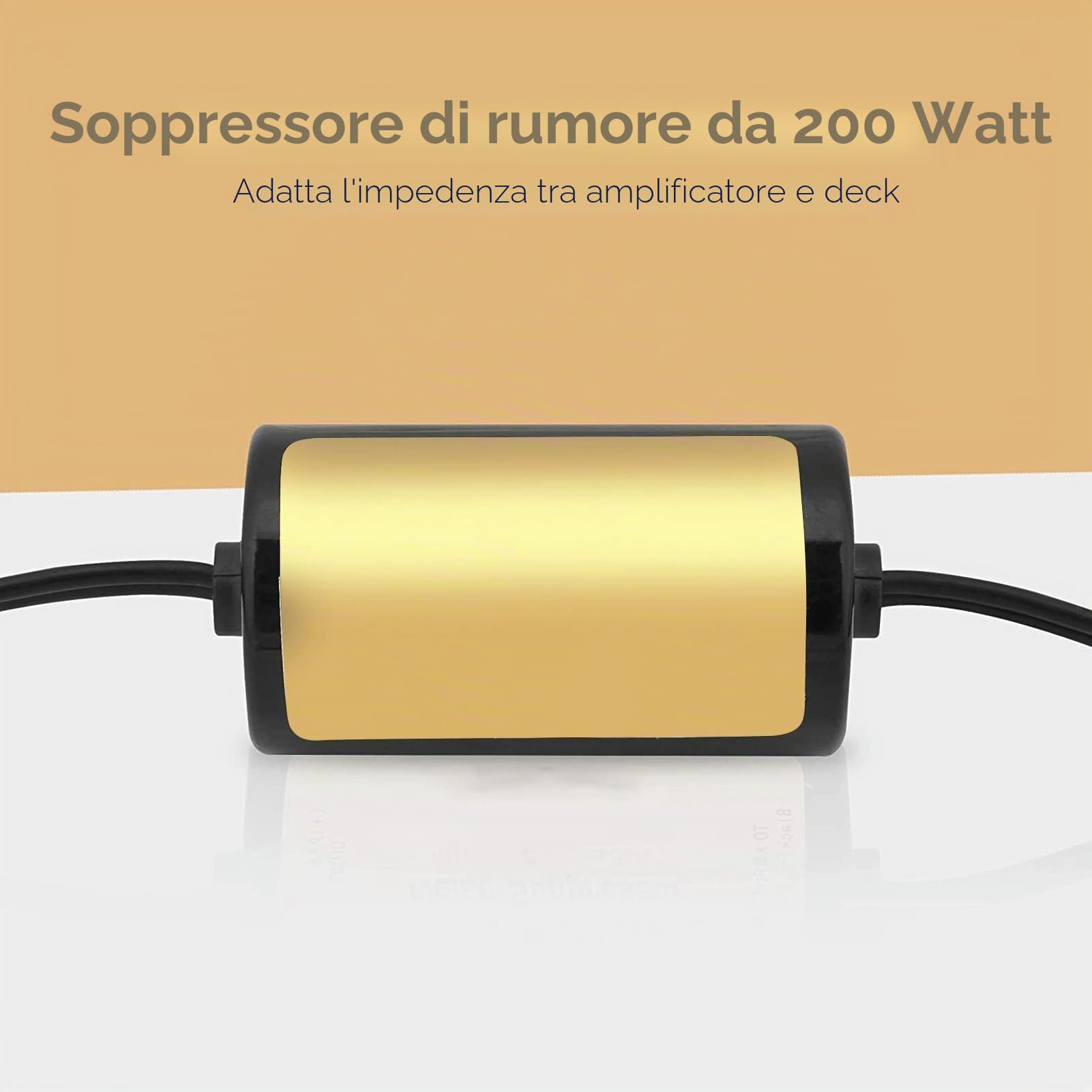 Riduttore di Rumore Stereo, Soppressore di Rumore 15A Amplificatore Audio Stereo Anti-interferenza Filtro Isolatore del Rumore del Loop di Terra
