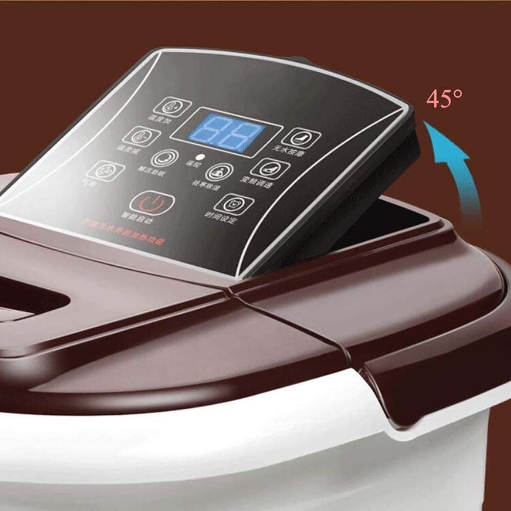 Foot Spa Massaggiatore - riscaldata Vasca da Bagno, Automatici rulli di Massaggio, Vibrazione, Digitale Regolabile Controllo della Temperatura pediluvio Massaggiatore