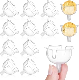 Gadpiparty 60pcs Chocolate Holder for Bouquet, Clear Chocolate Box Holder, for Flower Candy Bouquets Wedding Party DIY Fixing Sticks