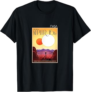 The Official Kepler 16b Space Tourism Poster NASA T-Shirt T-Shirt