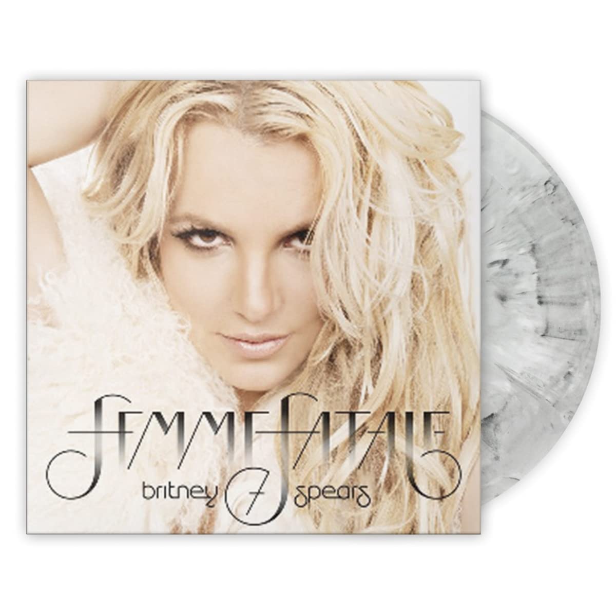 Britney Spears Femme Fatale Vinyl LP Colored Marble New and Sealed