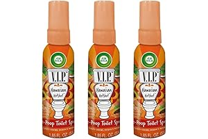Vipoo Pre-Poop Spray, Hawaiian Hotshot, 3-Pack, 1.85 oz.