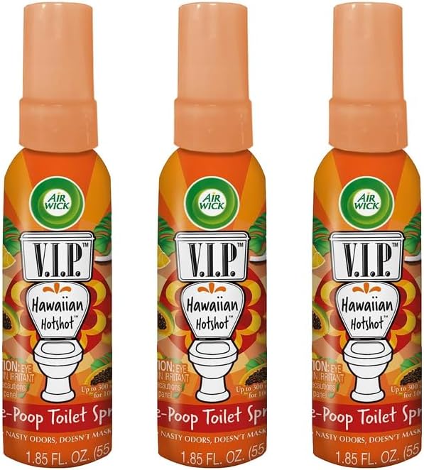 Air Wick V.I.P. PrePoop Toilet Spray Hawaiian Hotshot