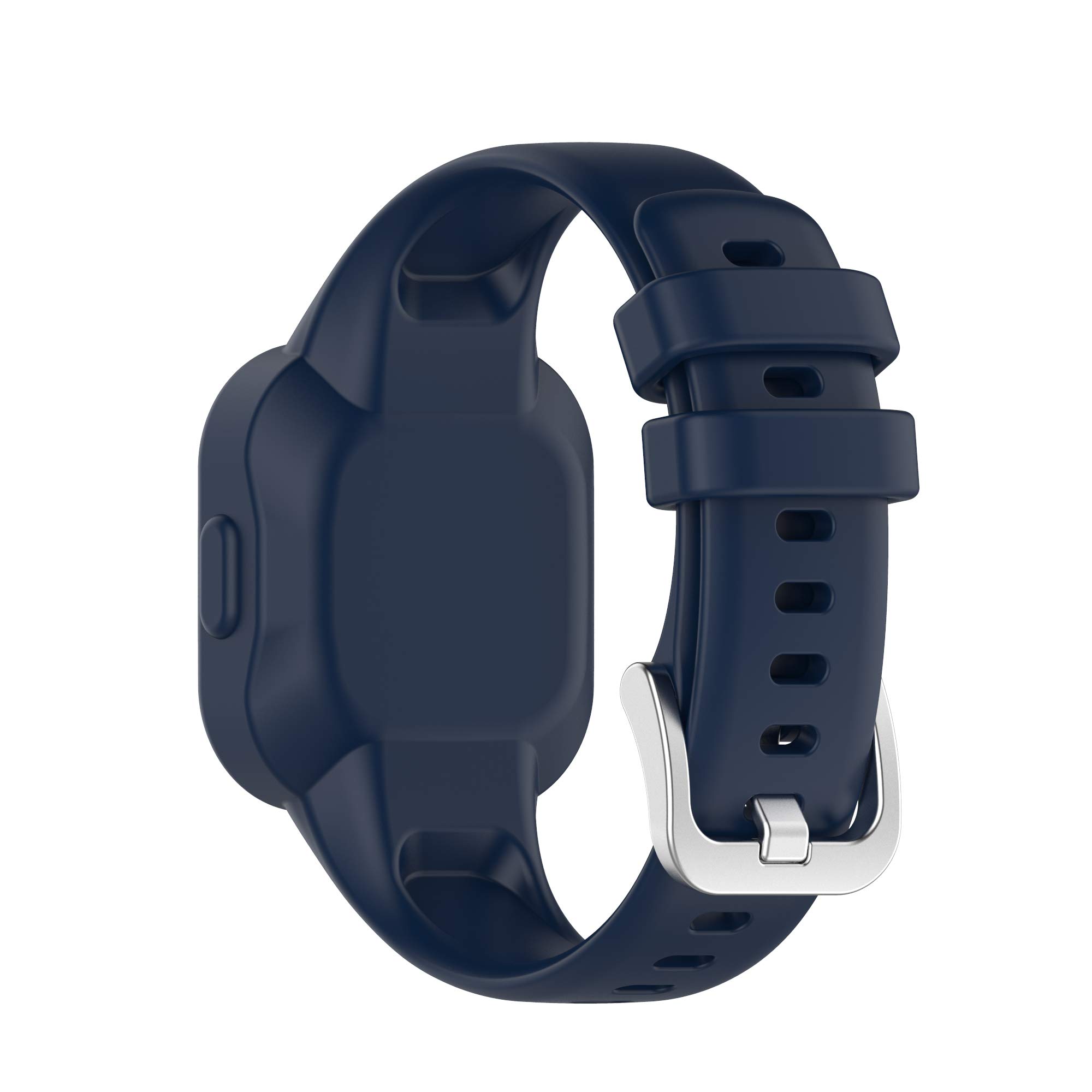 Image secondaire de Bracelet de Montre en Silicone pour Garmin Vivofit Jr. 3 - Bleu Foncé