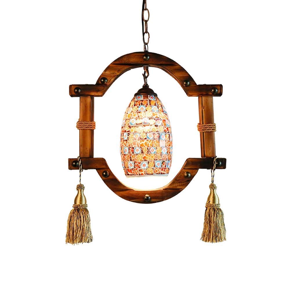 Chandelier mosaïque verre méditerranéen pour illuminer une pièce sombre avec du cachet