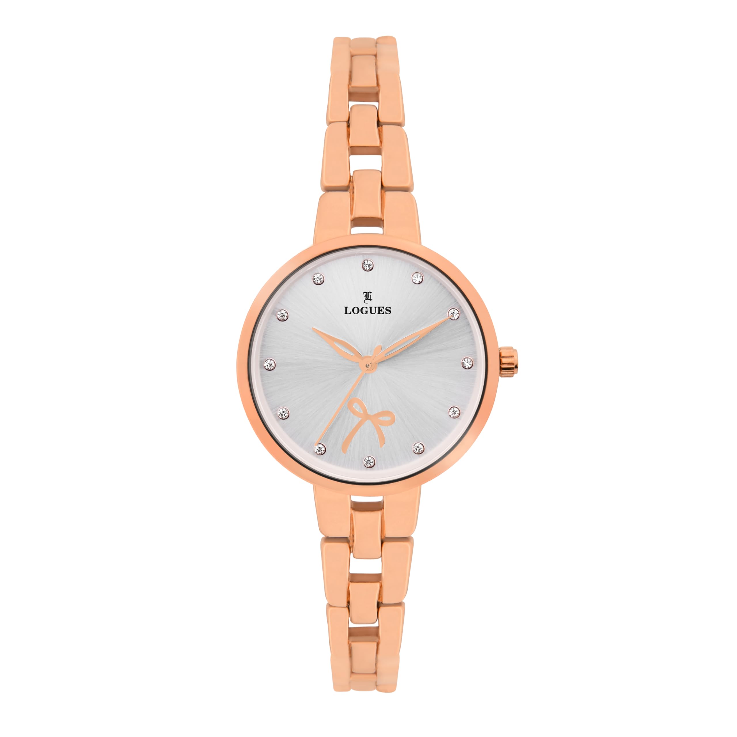LOGUES Watches Analog Silver Dial Womens Watch | L E 799 WM-02 | 3 ATM Water Resistant | Stylish Timepiece for Her (B0D8TJRCXP) Amazon Price History, Amazon Price Tracker