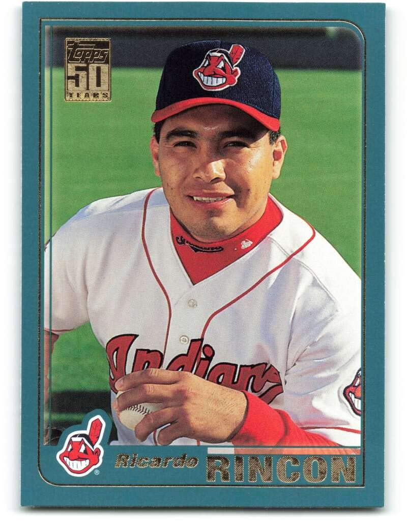Amazon.com: 2001 Topps #578 Ricardo Rincon NM-MT Cleveland Indians