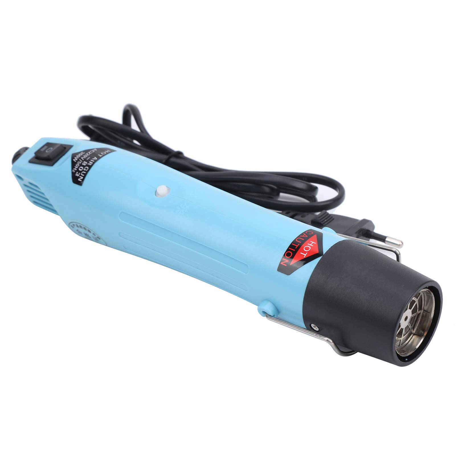 Pistolet Air Chaud 300W Température Variable 60-210°C avec Buses pour Soudage Désoudage Prise EU 220V