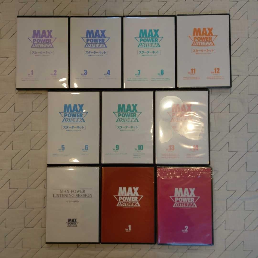 &lt;1回視聴&gt; MAX POWER LISTENING 初回セット Amazon | 英語教材 フォニックス 発音 音声学習 MAX POWER
