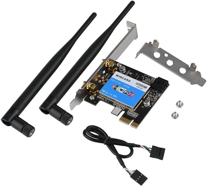 Comprar Tarjeta WiFi Bluetooth De 300 Mbps, Red PCIE Inalambrica 2 En 1 Adaptadores Computadora 2 4g 4 0 Para Pc Laptop Mini Ranura Pci E 1078551667