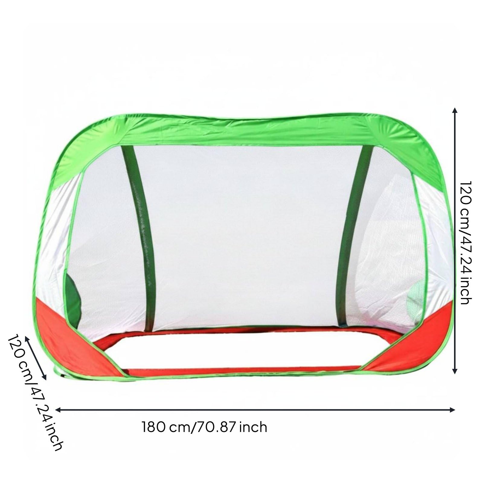 Porta da Calcio Pieghevole Rete Calcio Portatile Mini Porta Allenamento Up Semplice da Aprire con Rete Robusta E Supporto Flessibile in Acciaio Adatta