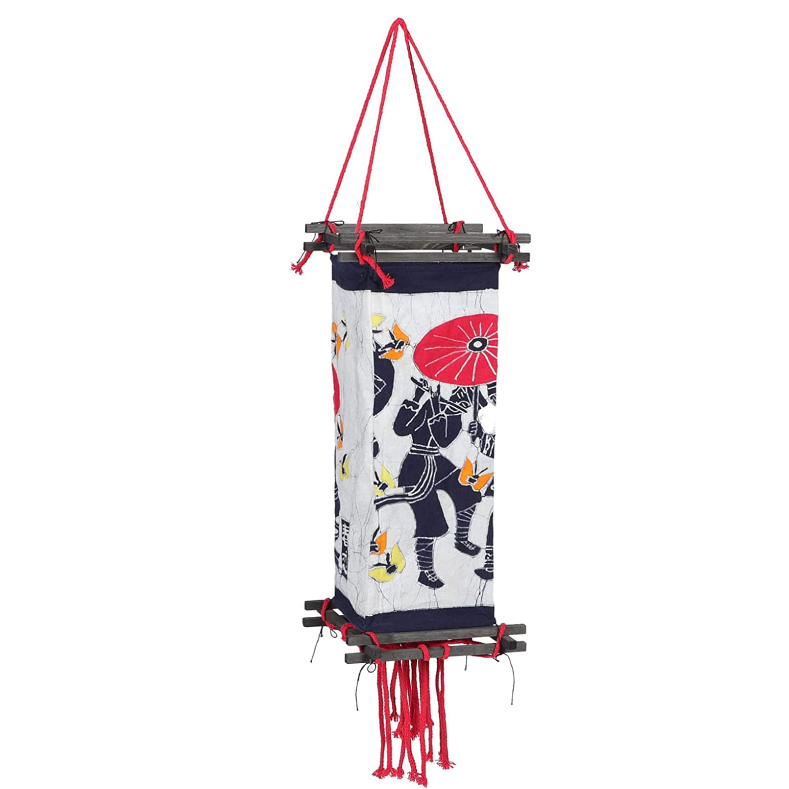 Set van 2 traditionele Japanse stijl waterdichte hangende papieren lantaarn lampen, 35